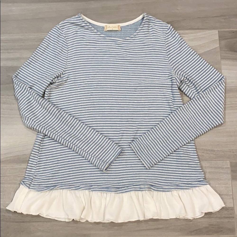 Altar’d State Soft Blue/White Long Sleeve -Small